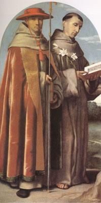 MORETTO da Brescia Bonaventure and Anthony of Padua (mk05) oil painting image